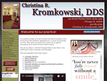 Tablet Screenshot of downtownchicagodentist.com